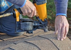 Seal-Rite Roofing & Siding team working on a roof installation in Romeo Township.